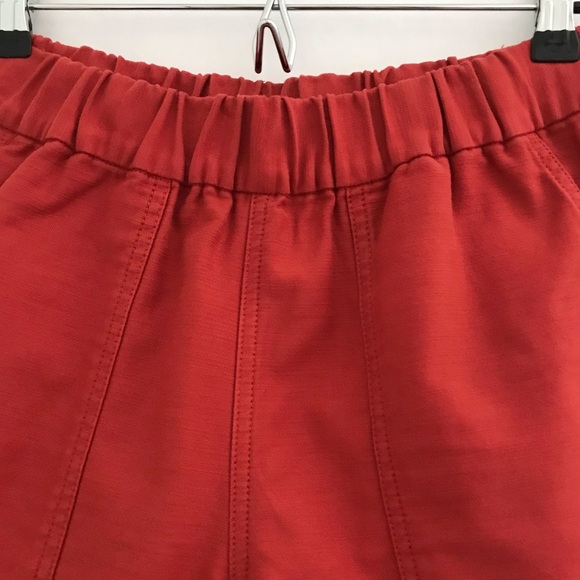 J. CREW Pull-On Camp Short Spiced Cayenne Elastic Waist - Picture 2 of 13